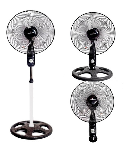 Imagen 1 de 1 de Ventilador Kacemaster 20 3 En 1 Piso - Pared - Pie 100w