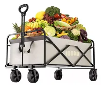 Comprar Carrito De Mandado Plegable Carrito Vagon Carrito Plegable Multiusos Carrito Paramandado Portátil Multiusos Resistente Resistente Cámping Color Blanco