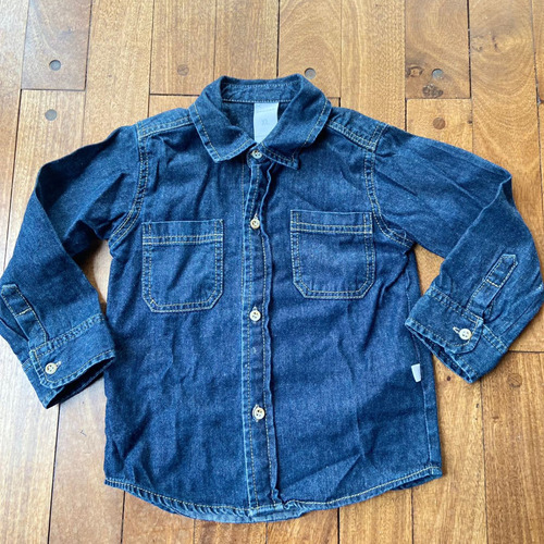 Camisa Cheeky Jean Impecable!!! / Talle Xl 12-18 Meses