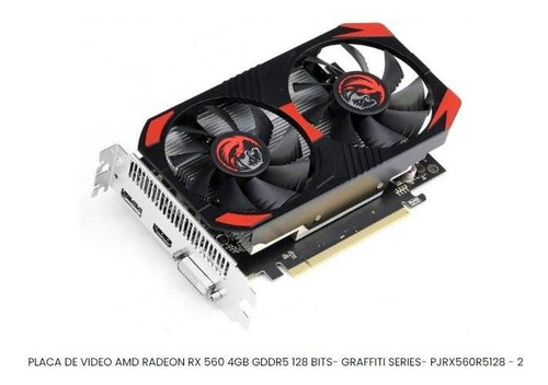 Gpu Amd Rx 560 4gb Gddr5 128b Graffiti Series Pjrx560r5128