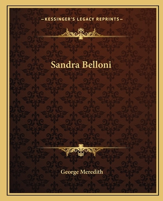 Libro Sandra Belloni - Meredith, George