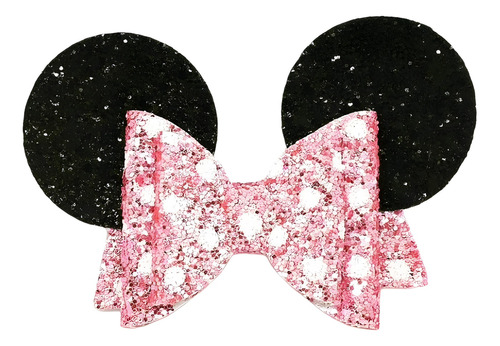 Pinches Orejitas De Minnie Accesorio Cabello Niña Bebe Pinza