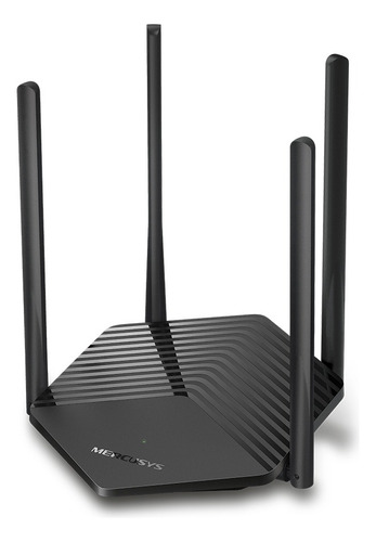 Router Wi-Fi de doble banda Mercusys MR60x Wi-Fi 6 Ax1500 de 1,5 gb, color negro