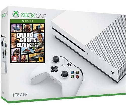 Consola Xbox One S 1tb + Gta V Fisico. Garantia De 1 Año