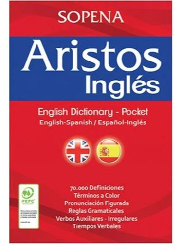 Libro Diccionario Aristo Ingles Pocket /372