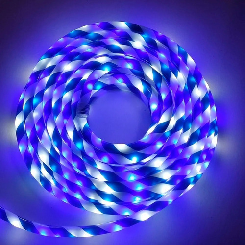 Imagen 5 de 6 de Serie Navideña Manguera Led Neón 10m 720l Colores Caramelo