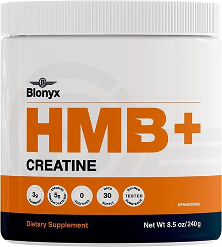 Blonyx Hmb+creatine - Mejora La Fuerza, La Potencia, La Mas.