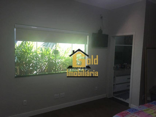 Chácara Com 3 Dormitórios À Venda, 2100 M² Por R$ 1.200.000,00 - Condomínio Portal Dos Ipês - Ribeirão Preto/sp - Ch0008