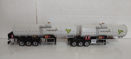 Volvo Fh500+carreta Bitrem Tanque Transjordano Escala 1 32