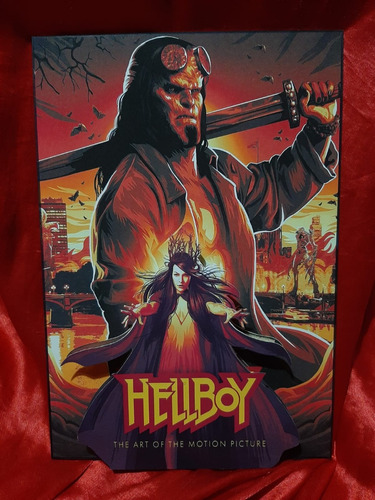 Cuadros De Madera Grandes 3d Hellboy 1