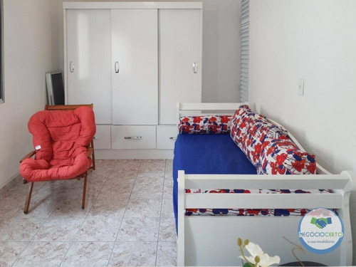 Imagem 10 de 11 de Kitnet Com 1 Dormitório À Venda, 34 M² Por R$ 128.000,00 - Jardim Real - Praia Grande/sp - Kn0013
