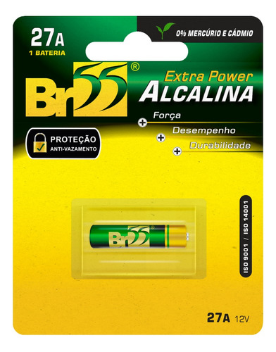 Box C/12 Cartelas Baterias 27a Br55