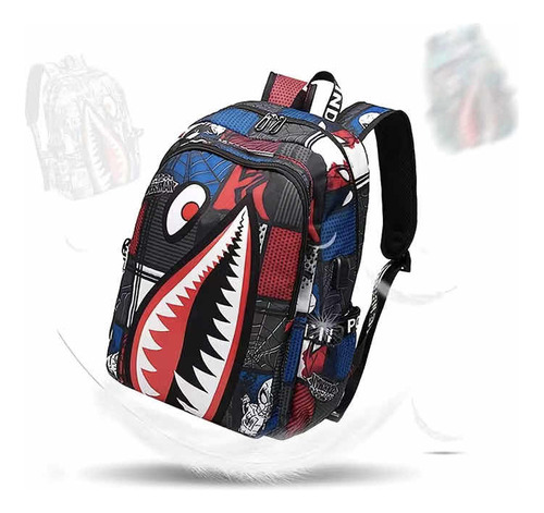 Mochila Waterproof Shark Backpack