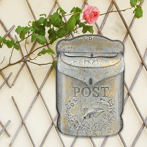 Buzón De Correo, Decoración Resistente, Buzón De Hierro