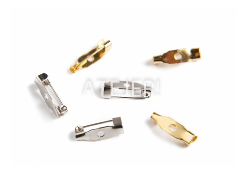 Imagen 5 de 7 de Base Gancho Para Prendedor De Metal 15mm X 100 Unidades