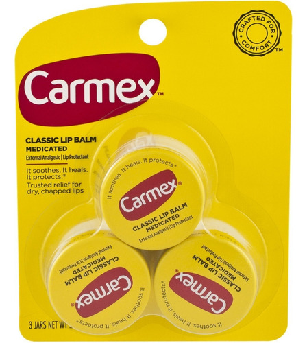 Carmex Lata 7,5 Gr Original X 3 Unidades En Blister