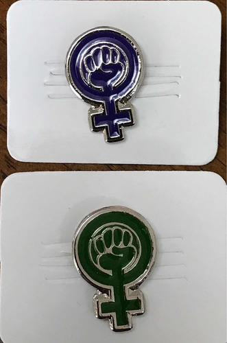 Imagen 8 de 10 de Pin Feminista ( Poder Femenino ) Feminismo Pin Morado