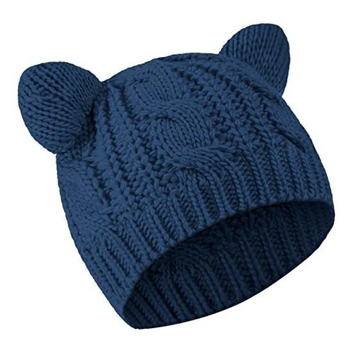 Satinior Gorro Con Orejas De Gato, Gorro De Punto Con Diseñ