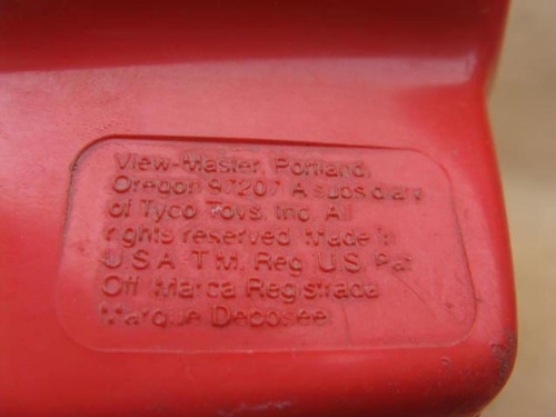 Mundo Vintage: Antiguo View Master3d Rojo
