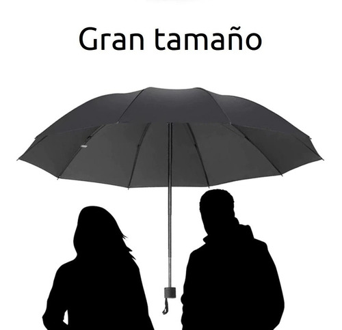 Imagen 8 de 9 de Sombrilla Paraguas Anti Viento Unisex Umbrella Manual
