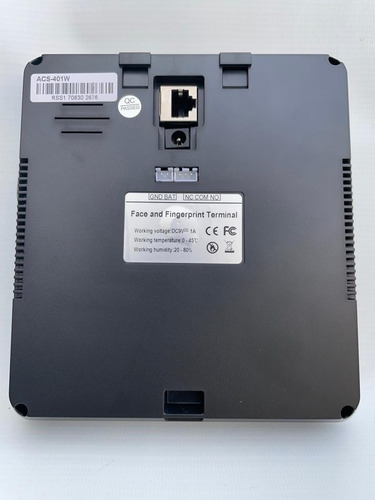 Imagen 4 de 9 de Control De Accesos Rostro Huella Y Código Cygnus Acs-401w