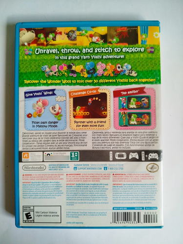 Yoshi's Wolly World - Wii U (Usado)