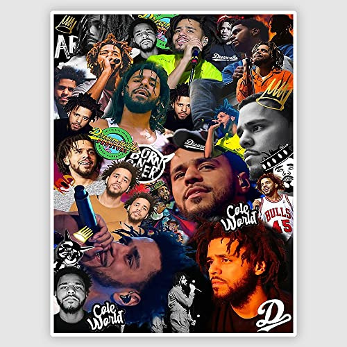 Póster De J Cole, Pintura Decorativa De Música Hip Ho...