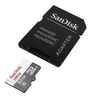 Cartão de memória SanDisk SDSQUNB-032G-GN3MA Ultra com adaptador SD 32GB