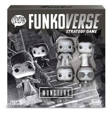 Funkoverse: Universal Monsters 100, Paquete De 4 (los Estilo
