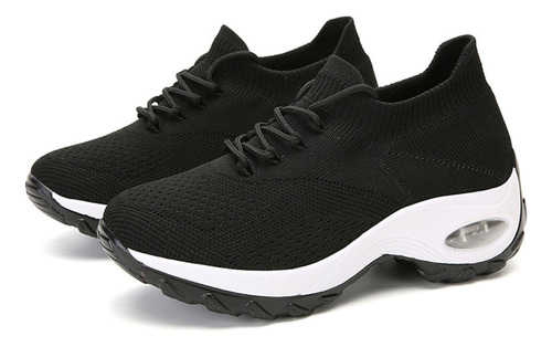Zapatos Deportivos Transpirables Para Mujer S, Calcetines Te