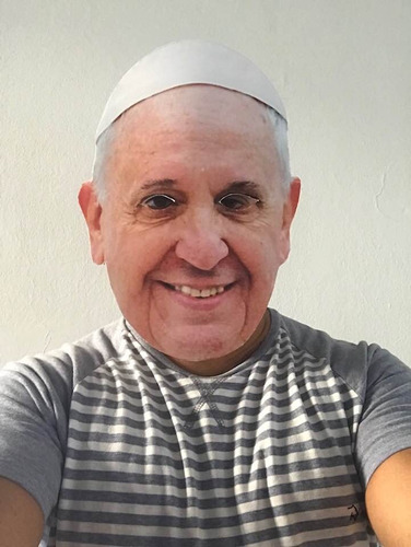 Careta Papa Francisco Cotillon Disfraz Party Fiesta Cumple !