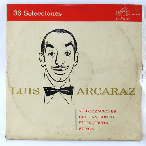 D2999 Luis Arcaraz Sus Creaciones Sus Canciones Su Orquesta 