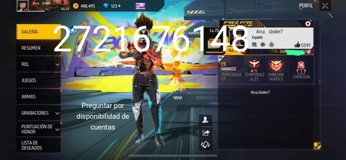 Free Fire Veterana (Usado)