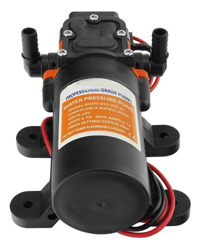 Bomba De Presión De Agua De Diafragma Serie 21 12v 1,2 Gpm