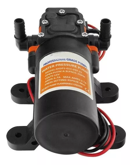  Bomba De Presión De Agua De Diafragma Serie 21 12v 1,2 Gpm