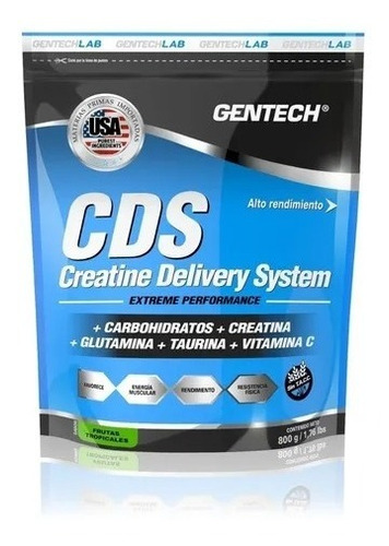 Gentech Creatina Mix Cds X 800 Grs Sin Tacc Alto Rendimiento