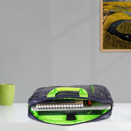 Maletín Impermeable Techzone Porta Laptop 15.6 Color Azul marino