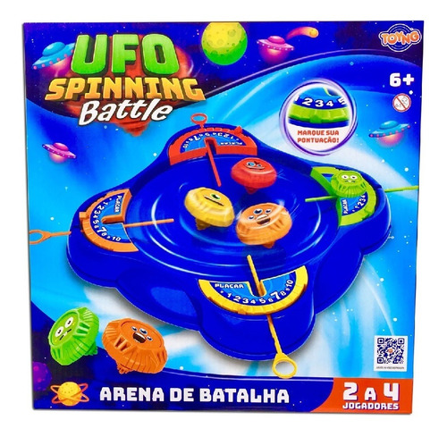 Jogo Piao Arena De Batalha Ufo Spinning Battle Toyng 44351