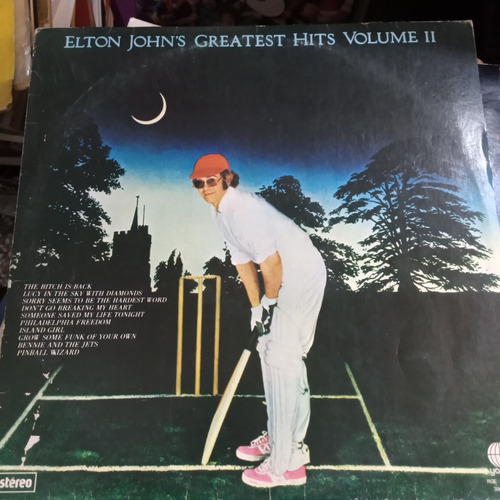 Elton John Greatest Hits Volume Ii 1978 C/ Insert Disco Lp 