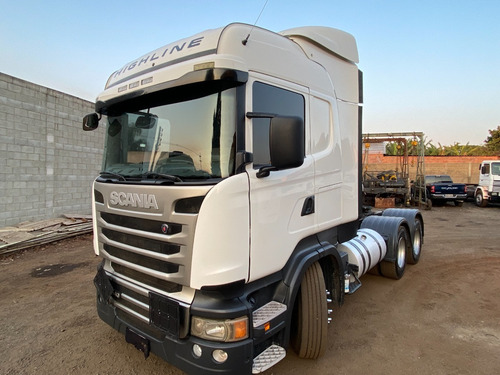 Imagem 10 de 15 de Scania R440 6x4 Highline Teto Alto Automatico
