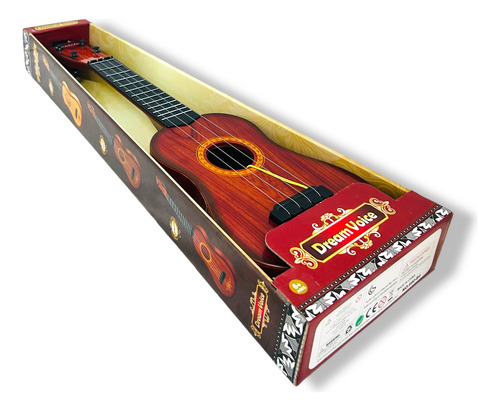 Guitarra Madera Para Niños 25¨  Tamaño Ideal Real En Caja