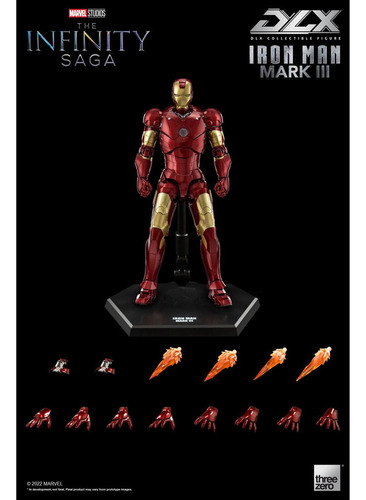 Iron Man Mark Iii 3 Marvel Infinity Saga Dlx Threezero
