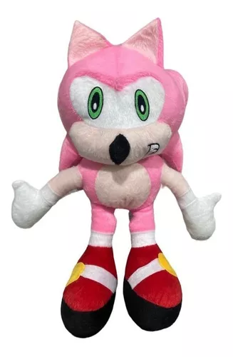 Boneco Sonic De Pelúcia Azul 50cm Grande