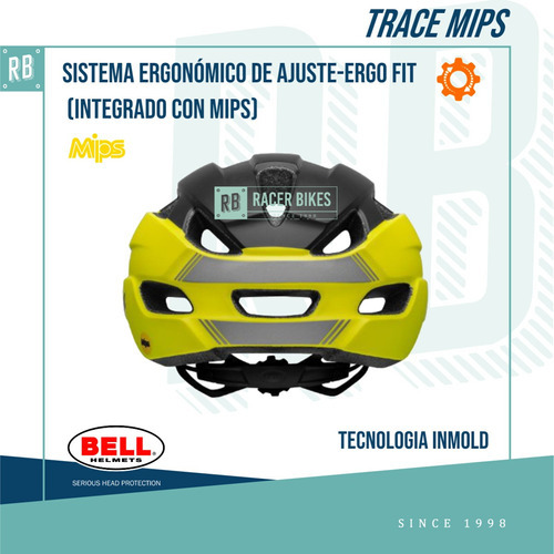 Casco Ciclismo Bicicleta Bell Trace Mips Mtb - Color Negro Talle UN