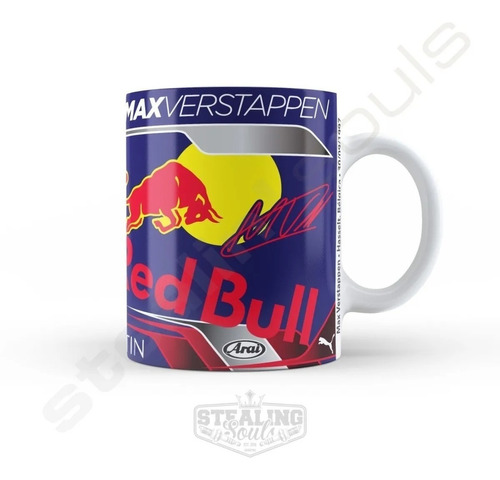 Imagen 1 de 3 de Taza Porcelana Fierrera - Max Verstappen #02 | Formula 1 F1