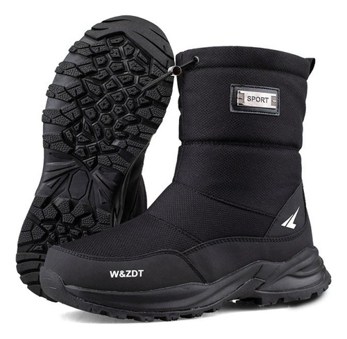 Botas Antiesquí Cálidas De Forro Polar Para Hombre