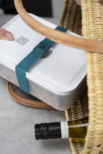 Zwilling Juego Contenedores Bolsas Y Bomba De Vacío 16 Pzas Color Blanco