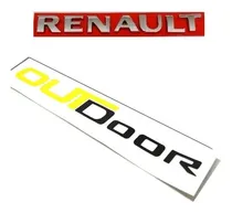 Comprar Emblemas Renault + Outdoor Porta Malas Duster (kit 2 Peças)