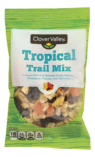 Mezcla Frutos Secos Tropical Trail Mix 99g Pasas Banana Chip