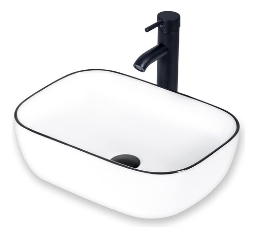 Lavabo De Recipiente De Baño Kgar 18x12.6 Lavabo De Baño De 